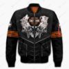 Harley Davidson Clothing, Harley Davidson Shirt, Harley Davidson Logo Motorcycles New Eagle/Fox Full All Over Print Bomber Jacket-Jn74