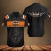 Harley-Davidson Motocross Flag Hawaiian Shirt, Harley Racing Moto Button Shirt, Harley Davidson Motorcycles New Skull Eagle Full All Over Print Hawaiian Shirt-Yf83