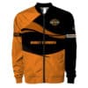 Harley Davidson Clothing, Harley Davidson Shirt, Harley Davidson Logo Motorcycles New Full All Over Print Custom Name Bomber Jacket-Ie88