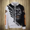 Harley Davidson Clothing, Harley Davidson Shirt, Harley Davidson Logo Motorcycles New Skull Full All Over Print Bomber Jacket-Wx66