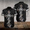 Harley-Davidson Motocross Flag Hawaiian Shirt, Harley Racing Moto Button Shirt, Harley Davidson Motorcycles New Full All Over Print Hawaiian Shirt-Rz57