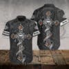 Harley-Davidson Motocross Flag Hawaiian Shirt, Harley Racing Moto Button Shirt, Harley Davidson Motorcycles New Full All Over Print Hawaiian Shirt-Kw97