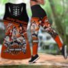 Harley-Davidson Leggings,Harley-Davidson Hollow Tank Top,Combo Leggings And Hollow Tank Top,Gift For Motor Cycles Fan