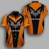 Harley-Davidson Motocross Flag Hawaiian Shirt, Harley Racing Moto Button Shirt, Harley Davidson Motorcycles New Full All Over Print Hawaiian Shirt-Ut76
