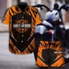 Harley-Davidson Motocross Flag Hawaiian Shirt, Harley Racing Moto Button Shirt, Harley Davidson Motorcycles New Full All Over Print Hawaiian Shirt-Ie44