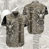 Harley-Davidson Motocross Flag Hawaiian Shirt, Harley Racing Moto Button Shirt, Harley Davidson Motorcycles New Skull Full All Over Print Hawaiian Shirt-Rq43