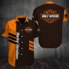 Harley-Davidson Motocross Flag Hawaiian Shirt, Harley Racing Moto Button Shirt, Harley Davidson Motorcycles New Full All Over Print Hawaiian Shirt-Pv71