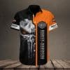 Harley-Davidson Motocross Flag Hawaiian Shirt, Harley Racing Moto Button Shirt, Harley Davidson Motorcycles New Full All Over Print Hawaiian Shirt-Ov81