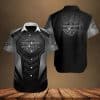 Harley-Davidson Motocross Flag Hawaiian Shirt, Harley Racing Moto Button Shirt, Harley Davidson Motorcycles New Full All Over Print Hawaiian Shirt-Lc16