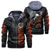 Harley Davidson Clothing, Harley Davidson Shirt, Harley Davidson Motorcycle Eagle Leather Jacket-Gift For Bike,Gift For Dad,Gift For Grandpa,Unisex Poly Leather Jacket-GE60