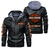 Harley Davidson Clothing, Harley Davidson Shirt, Harley Davidson Motorcycle Leather Jacket-Gift For Bike,Gift For Dad,Gift For Grandpa,Unisex Poly Leather Jacket-KC27